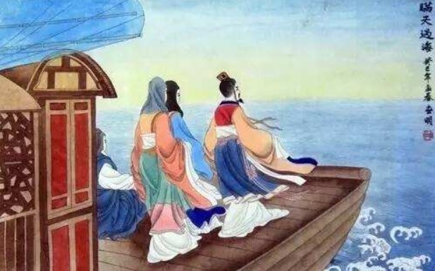 만천과해(瞒天过海) 를 도해한 중국 민속도 . 바이두 캡쳐