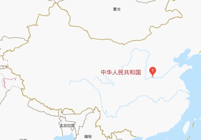 1번으로 표시된 황허 수계 지점에, 거대한 댐 황허샤오랑디( 黄河小浪底)가 위치한다. 바이두캡쳐
