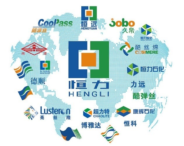 헝리그룹 (恒力集团. HENGLI JITUAN) 계열의 소속회사 브랜드. 바이두 웨이보 캡쳐