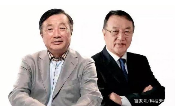 화웨이 런정페이 회장(좌) 와 렌샹 창업자 류촨즈 (우) 는 둘다 1944년 동갑으로, 중국 IT 기업 1세대 양대산맥이다.