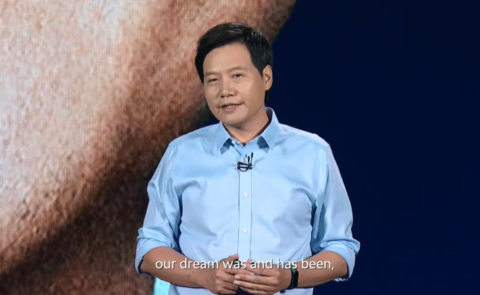 레이쥔 샤오미 CEO. 사진=유튜브 채널 Xiaomi 캡처