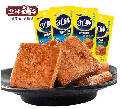  중국인들이 해산물 주제 스넥간식 열풍을 선도하고 있다는 어묵식 두부인 ‘31°鲜鱼豆腐 ( 쌴스 이두 센위 또우푸) . 바이두 캡쳐