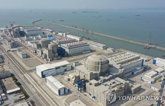  중국 푸젠성 푸칭(福淸)의 원자력 발전소. 사진=연합뉴스/한중21 제휴사