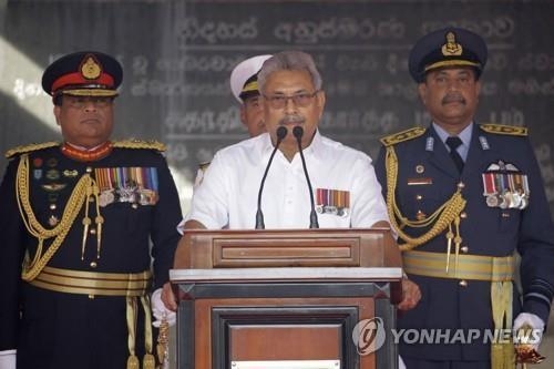 <strong>고타바야 라자팍사 스리랑카 대통령. 사진=연합뉴스/한중21 제휴사</strong>