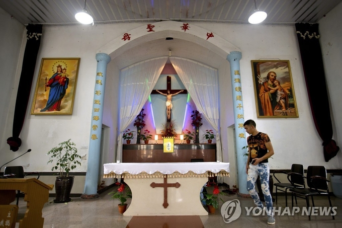중국 저장성의 카톨릭 교회. 사진=연합뉴스/한중21 제휴사