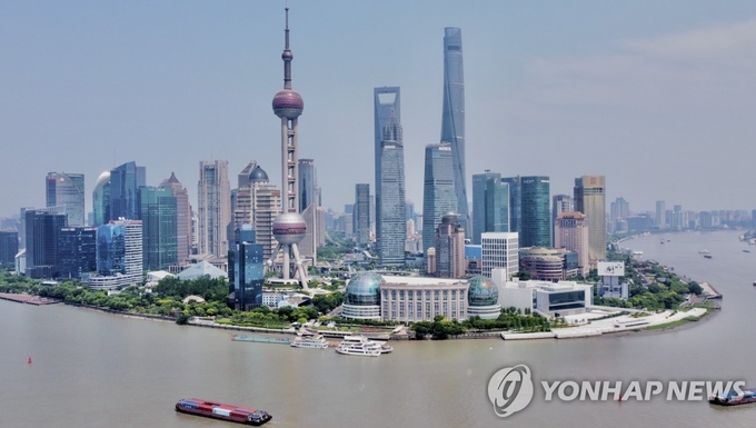 중국의 경제수도 상하이. 사진=연합뉴스/한중21 제휴사