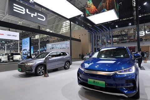 중국 비야디(BYD) 전기차. 사진=연합뉴스/한중21 제휴사