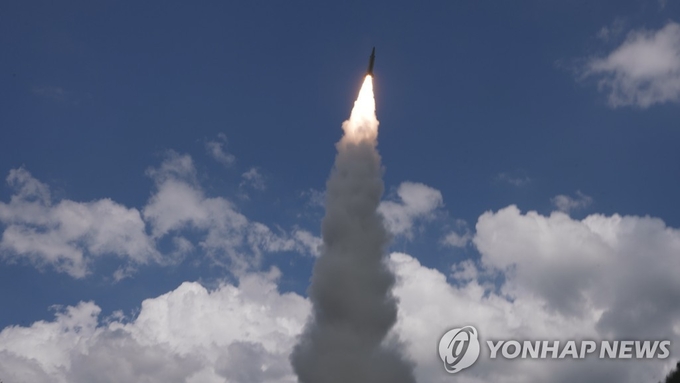 중국 인민해방군 동부전구 로켓부대의 미사일 발사 훈련 모습. 사진=연합뉴스/한중21 제휴사