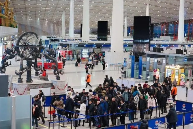 중국 베이징 서우두공항.