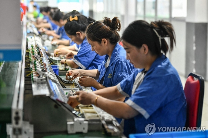 중국의 제조업 공장. 사진=연합뉴스