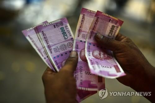 인도의 루피화. 사진=연합뉴스