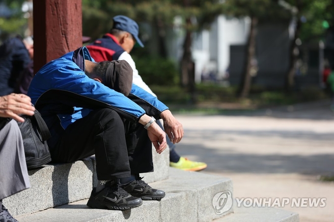 노인의 모습. 사진=연합뉴스