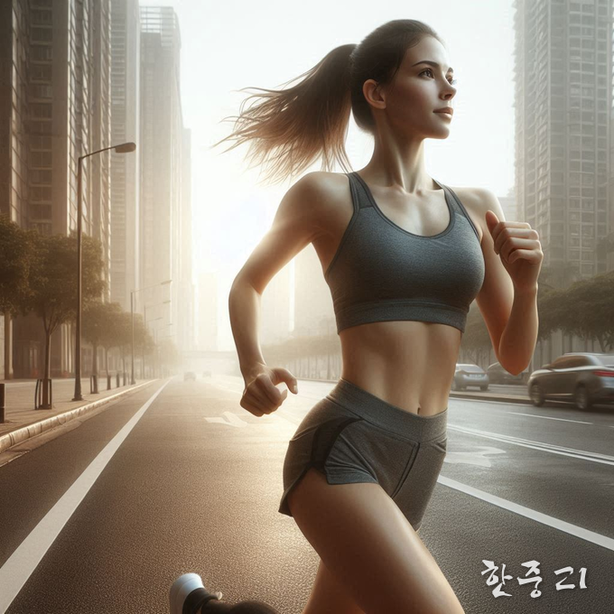 중국 매체들이 갈수록 비싸지는 마라톤 대회를 고발했다. AI제작 이미지