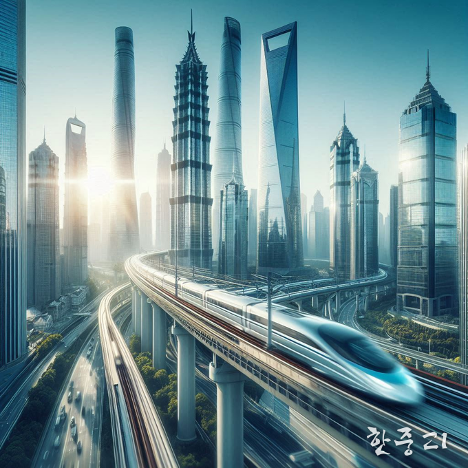 중국의 올 1분기 철도화물 운송량이 10억 톤에 육박했다. AI제작 이미지