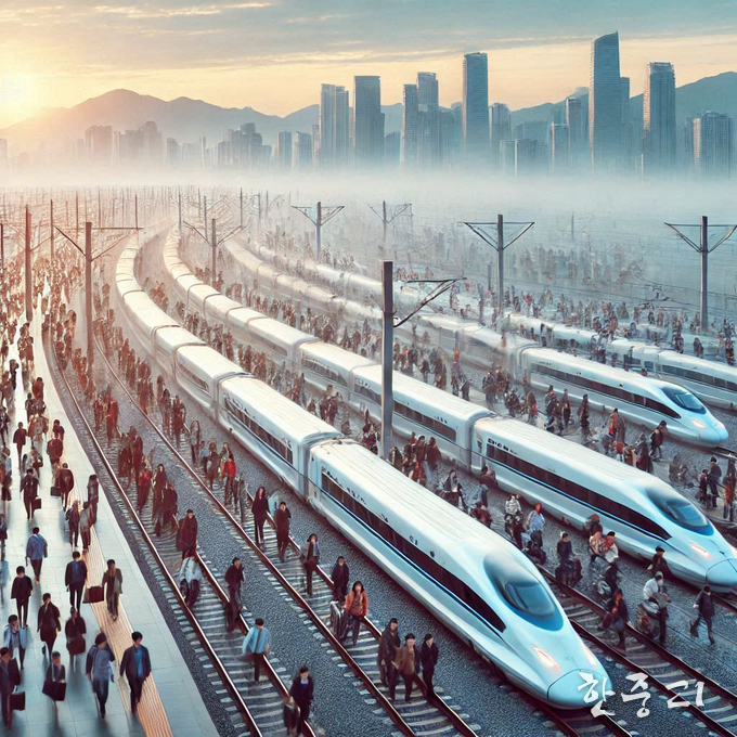 중국 노동절 연휴 첫날 이동객이 2300만을 돌파했다. AI 제작 이미지