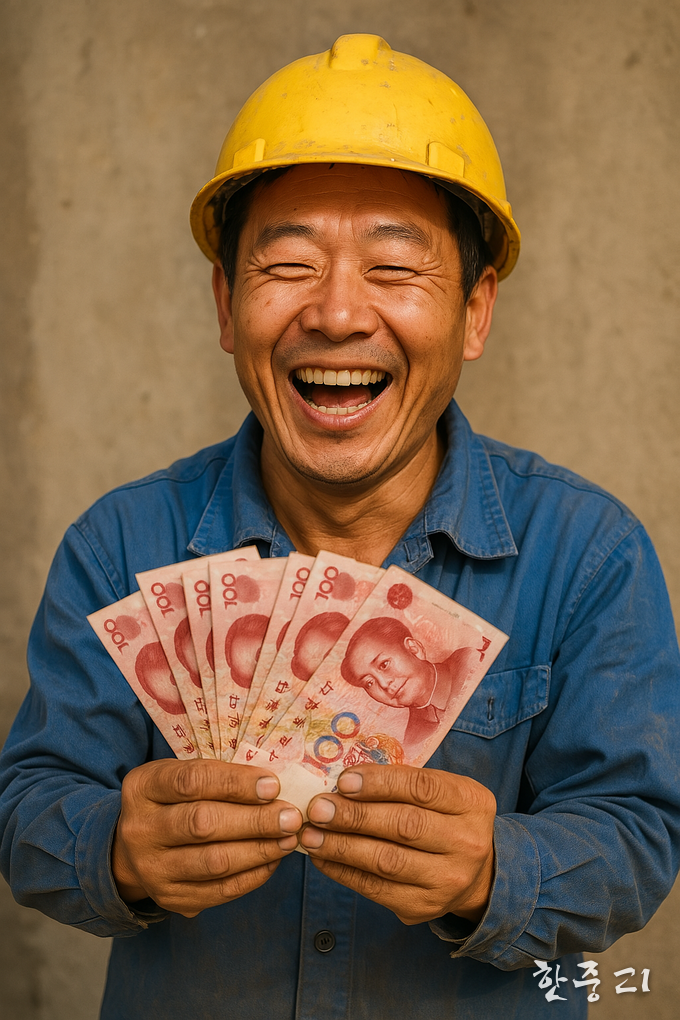 지난해 중 평균 임금이 연 2300만 원대로 집계됐다. 이미지= AI 제작