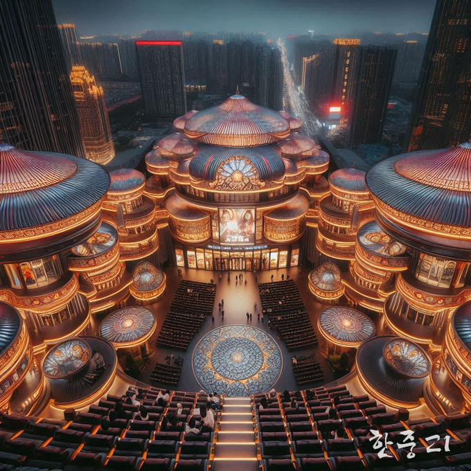 중국 베이징시가 전국 박스 오피스 1위 도시로 선정됐다. 이미지 = AI제작