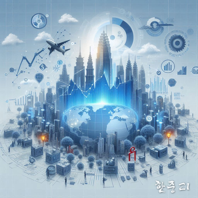 중국 정보기술 서비스 수입도 두자릿수 성장을 하고 있다. 이미지 = AI 제작
