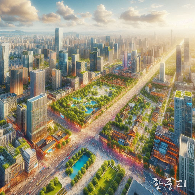 중국의 징진지 경제구역 1분기 총생산이 532조 위안을 돌파했다. 이미지 = AI 제작 