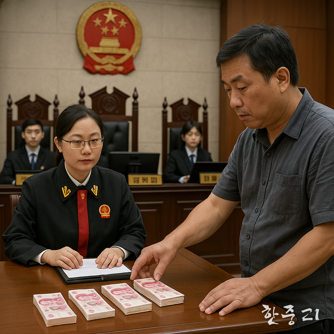중국 법원이 행정 과태료 절차 준수를 강조하고 나섰다. 이미지= AI 제작 