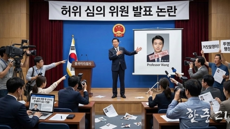 중 지자체, 허위 가명을 심의위원 등으로 내세워...중 매체, "이건 위조, 사기다'