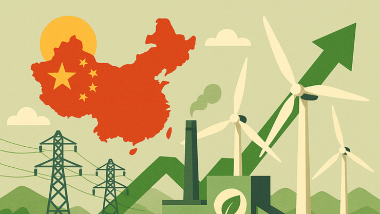 지난해 중 산업 구조에서 녹색 에너지 비중 급증