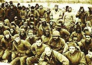 한국전쟁에서 인민지원군에 포로가 된 미군 유엔군. 소수의 흑인병사들이 참전했다.<br>
바이두 웨이보. 